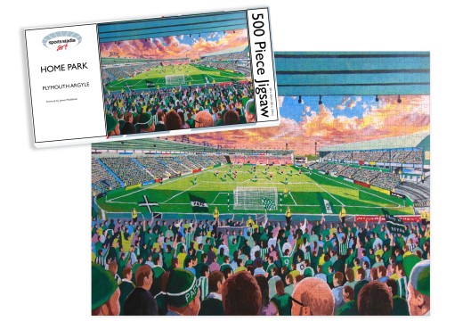 Home Park Stadium Fine Art Jigsaw Puzzle - Plymouth Argyle FC Home Park Stadium Fine Art Jigsaw Puzzle - Plymouth Argyle FC